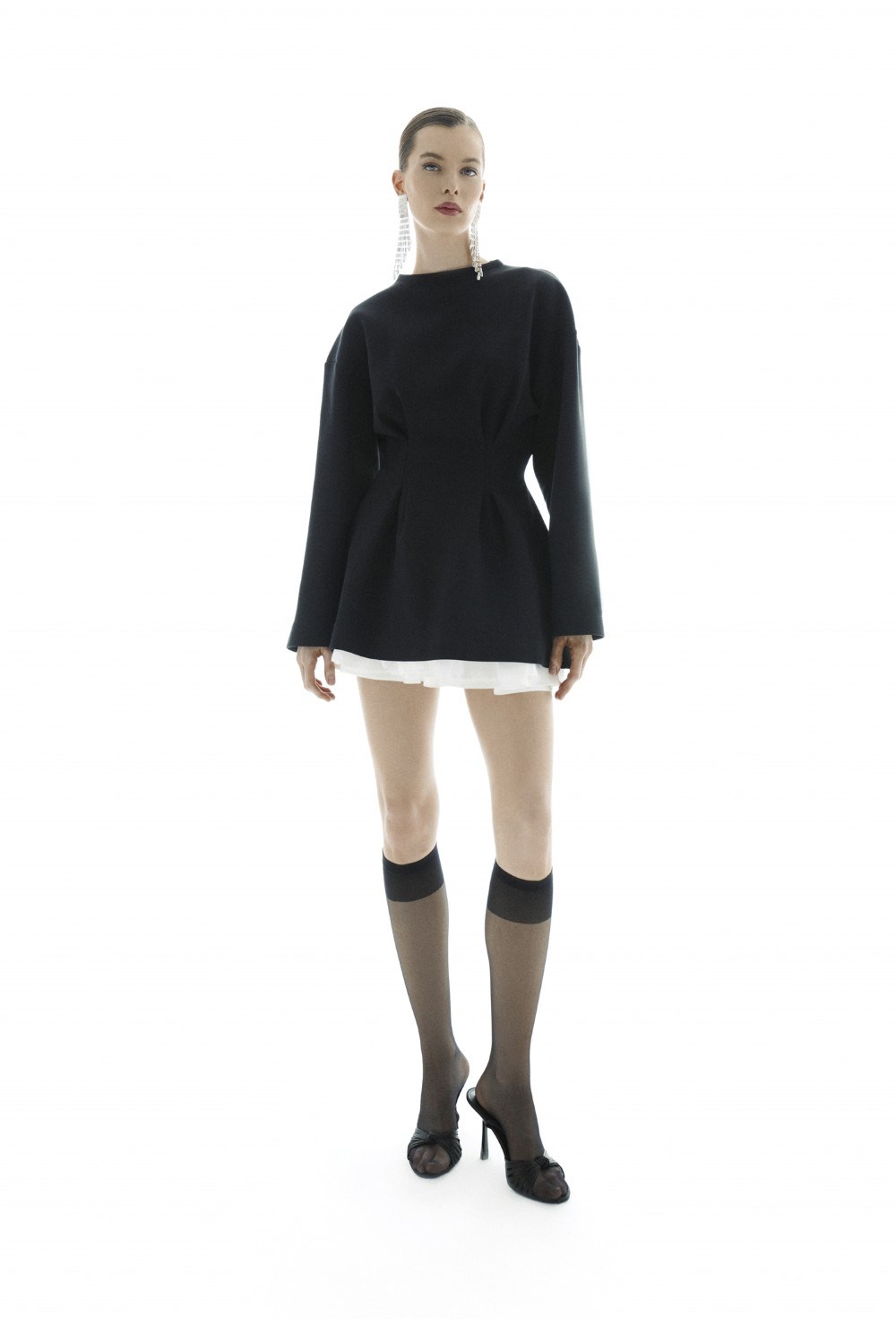 «Doll dress» платье из объемного хлопка - фото 109386