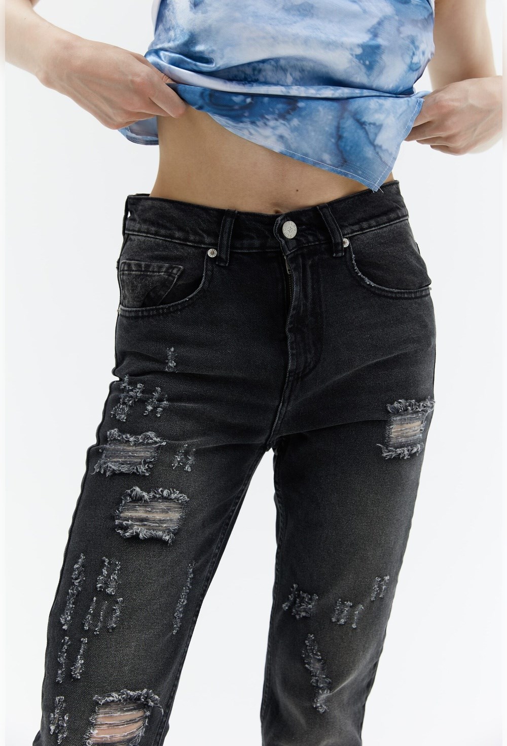 Джинсы Black Lux Grunge - фото 109468