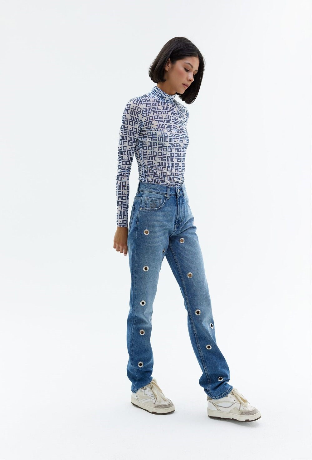 Джинсы Sky Platinum Ring - фото 109478