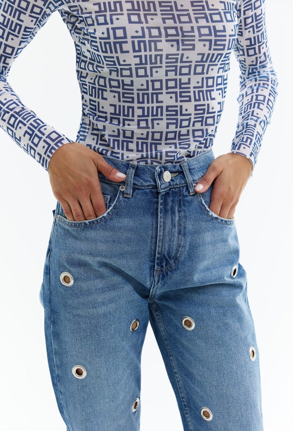 Джинсы Sky Platinum Ring - фото 109480