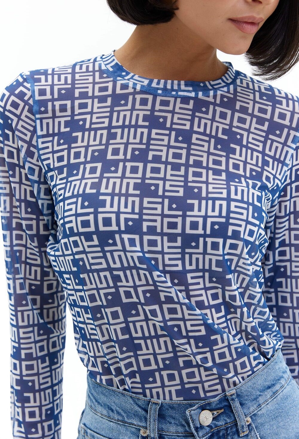 Лонгслив Letters Indigo - фото 109522