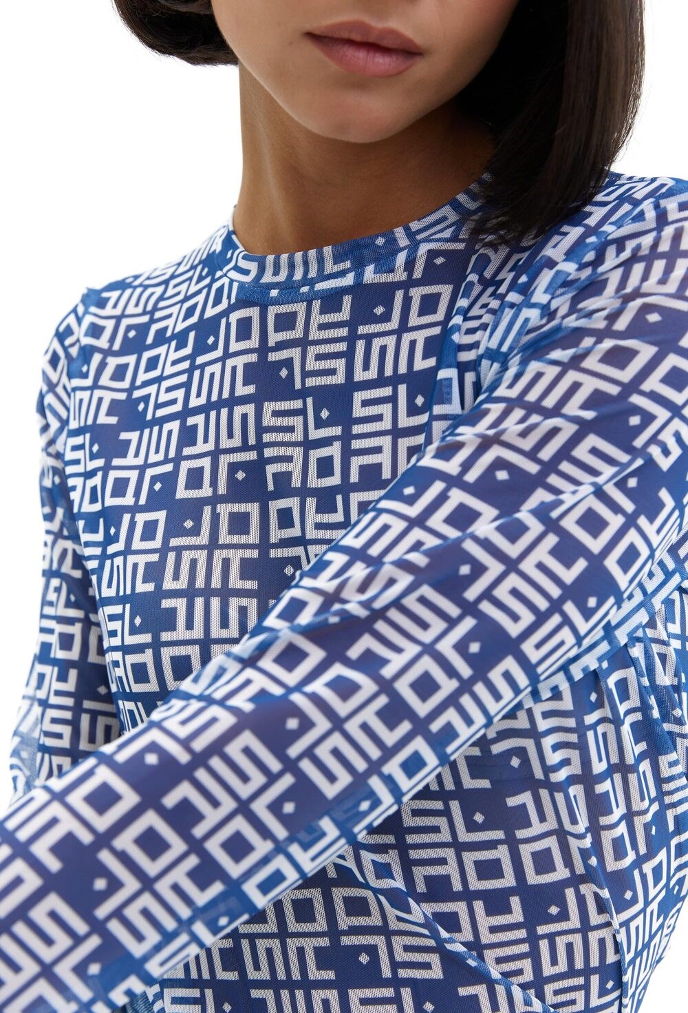 Лонгслив Letters Indigo - фото 109523