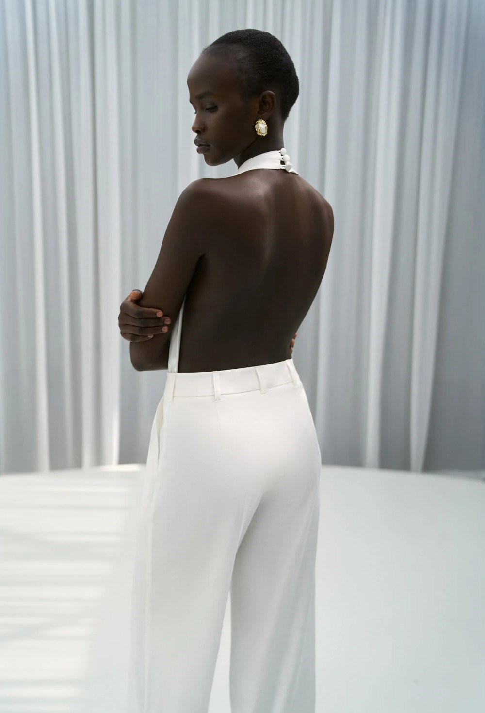 Брюки изо льна - фото 109582