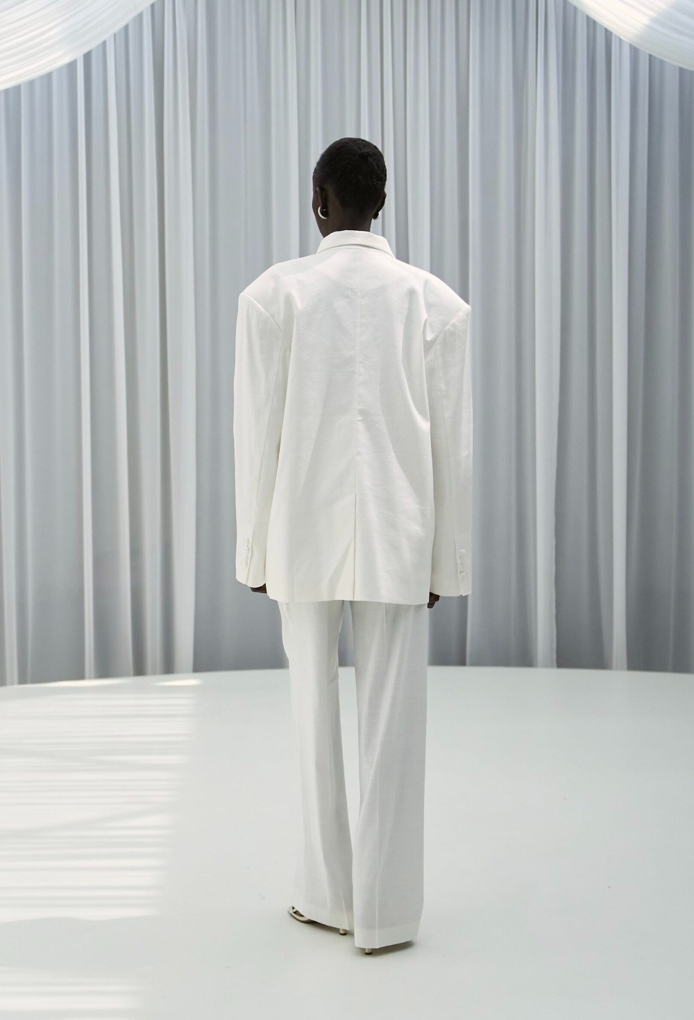 Жакет oversize изо льна - фото 109611