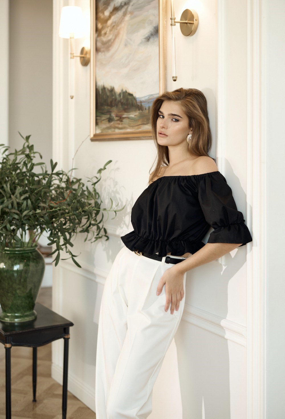 Брюки клеш - фото 109737