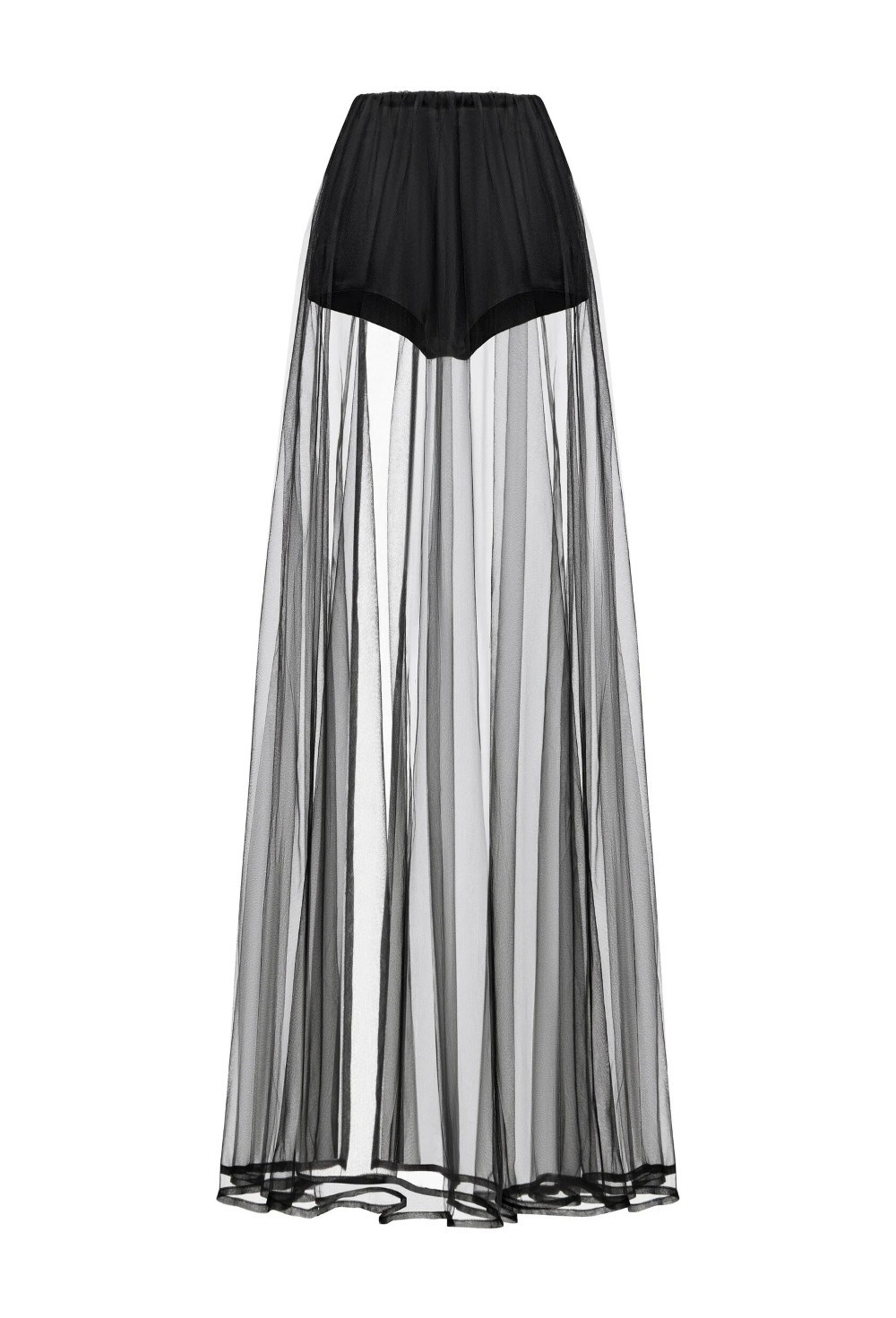 Юбка из сетки с декоративными трусами - фото 109858