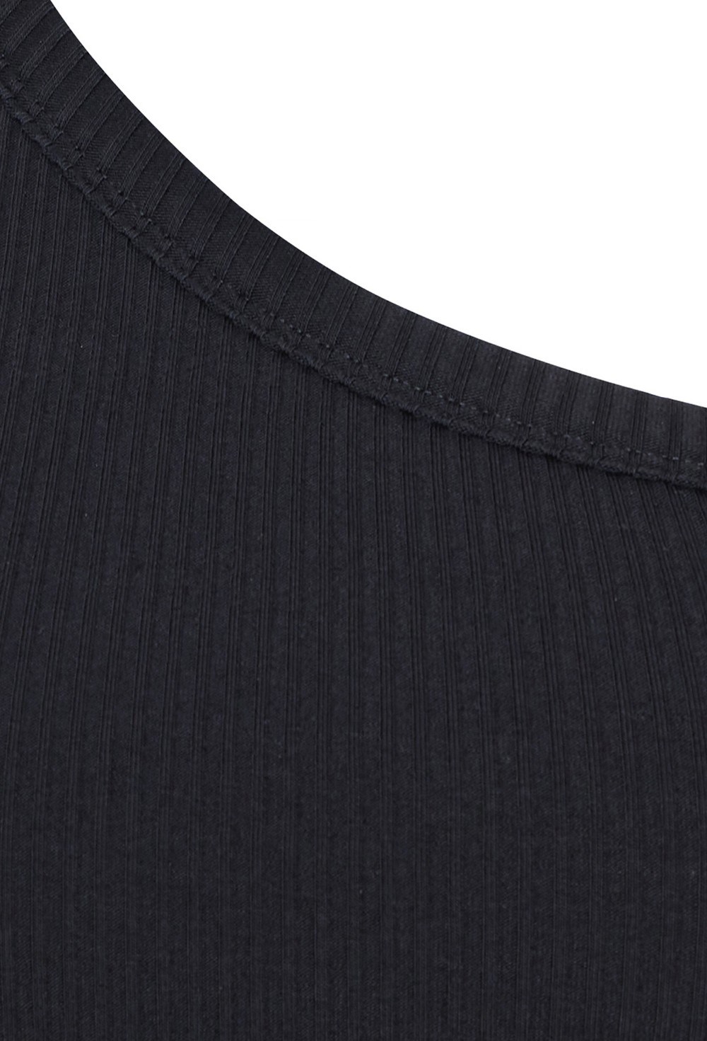 Топ на одно плечо из плотного трикотажа - фото 109955