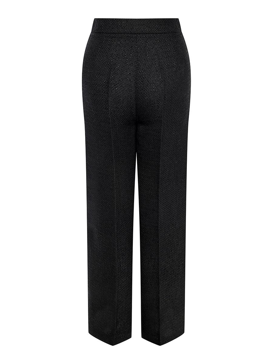 Широкие брюки из твида - фото 110064