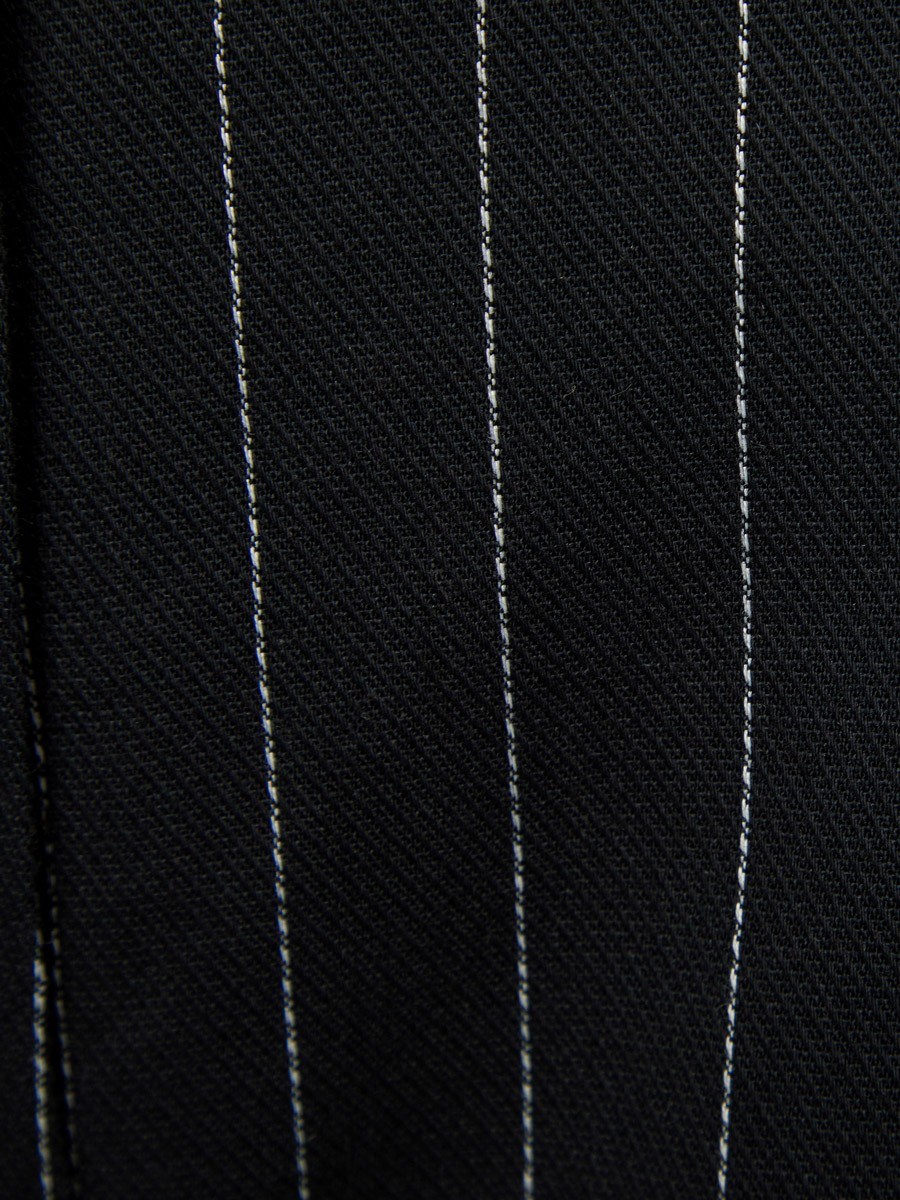 Летние широкие брюки из хлопка в полоску - фото 110089