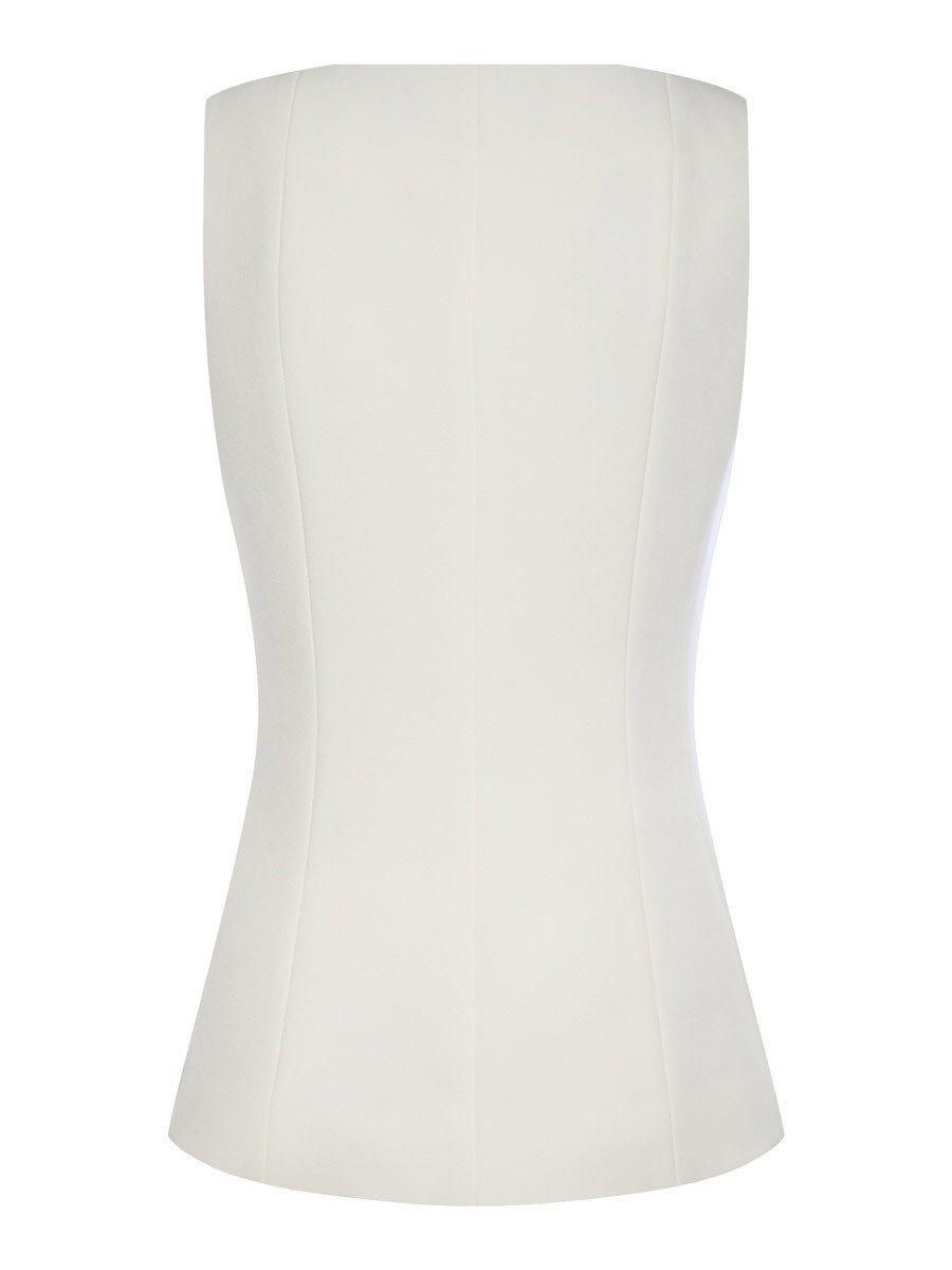 Жилет приталенный на молнии - фото 110141