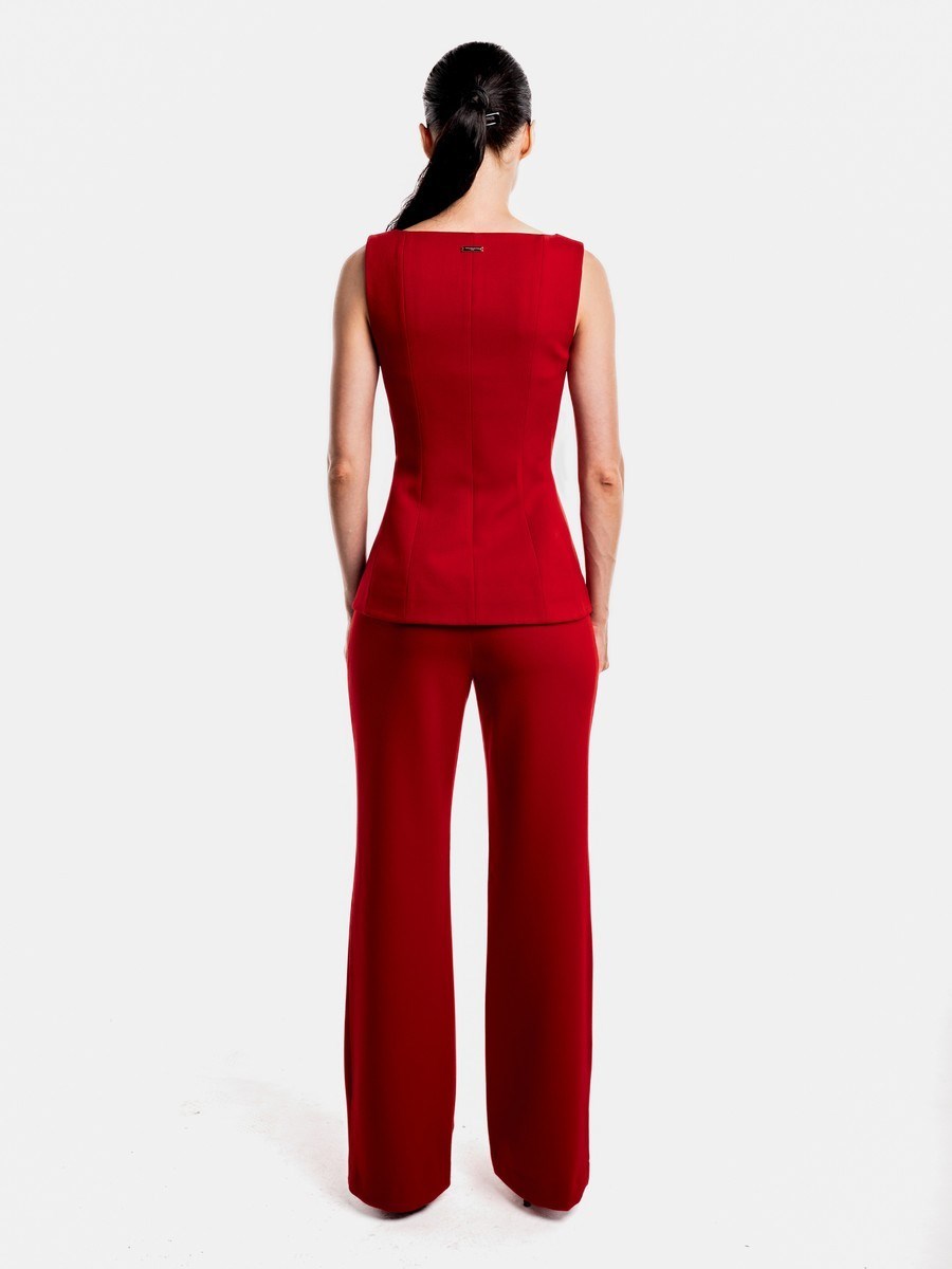 Жилет приталенный на молнии - фото 110155