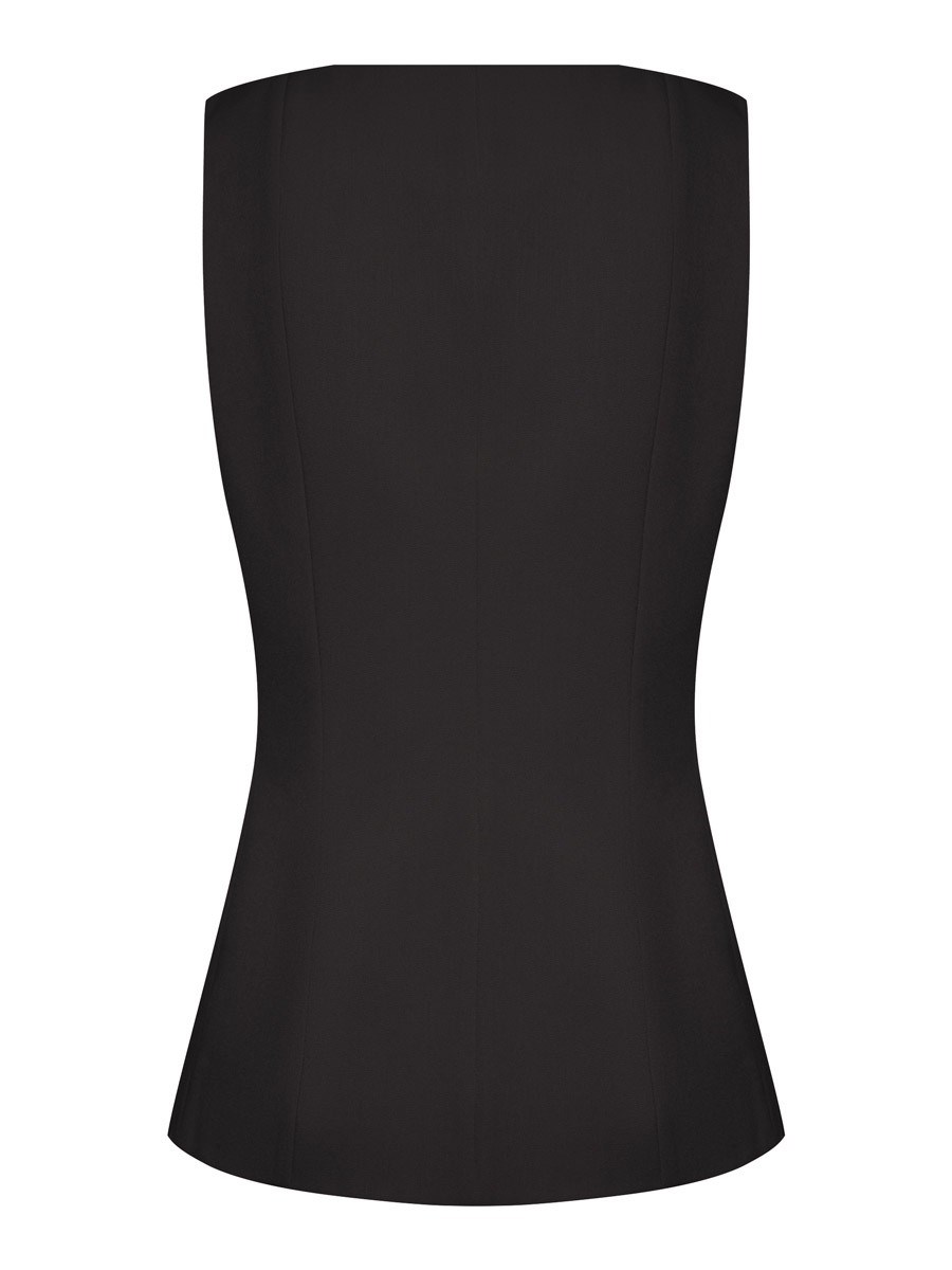 Жилет приталенный на молнии - фото 110160