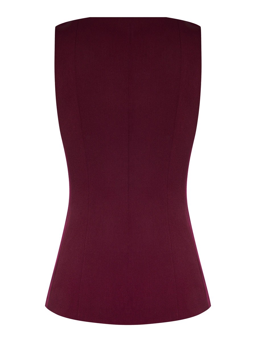 Жилет приталенный на молнии - фото 110169