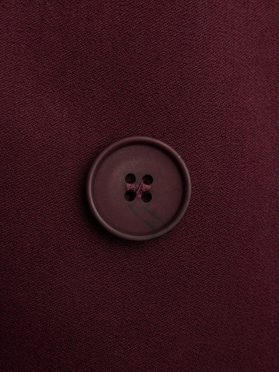 Двубортный жилет с объемными плечами - фото 110191