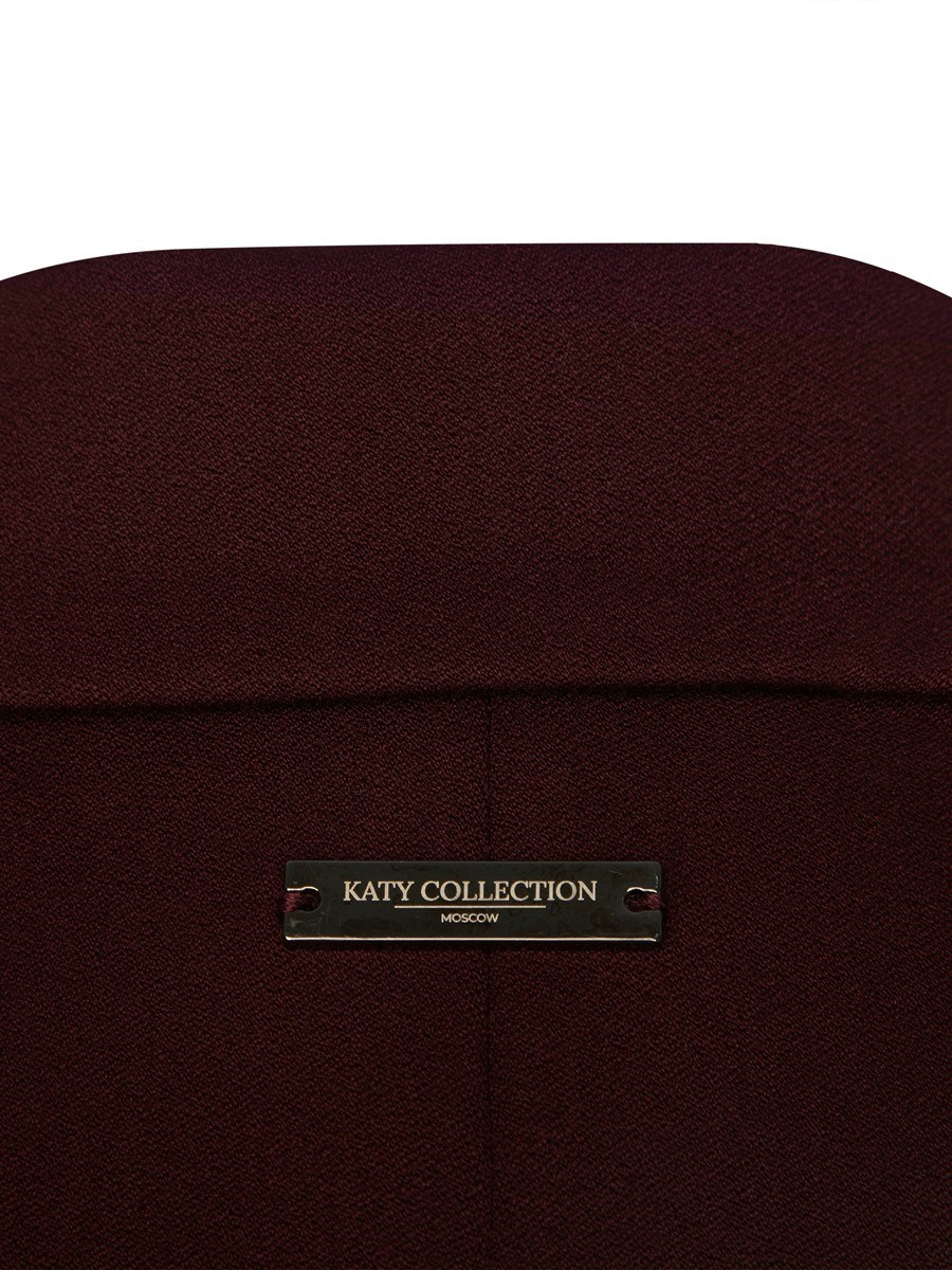 Двубортный жилет с объемными плечами - фото 110192