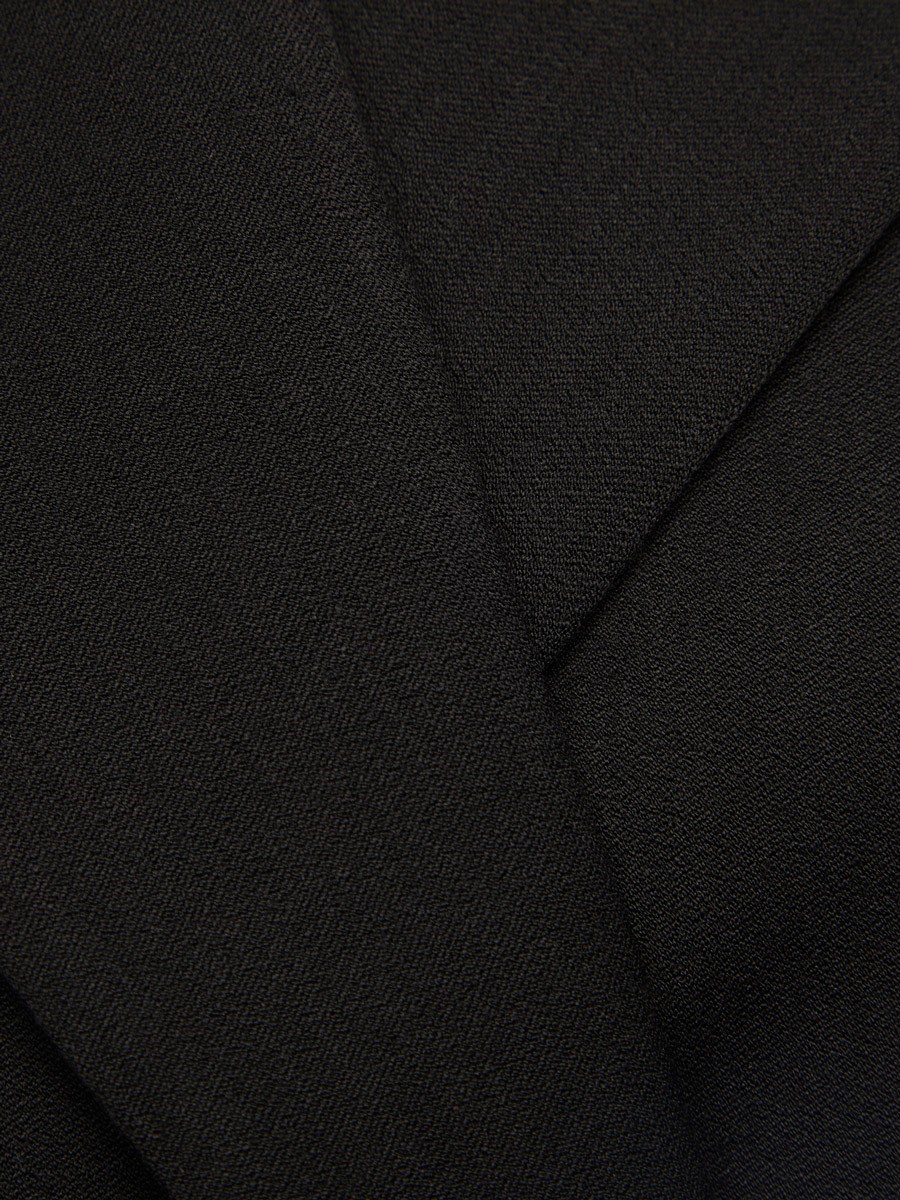 Двубортный жилет с объемными плечами - фото 110199