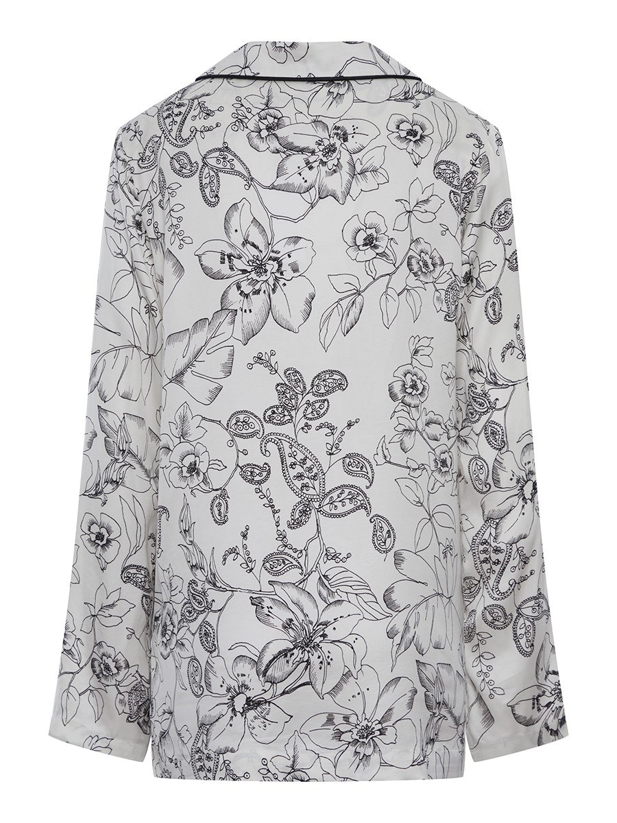 Костюм в пижамном стиле из вискозы - фото 110305