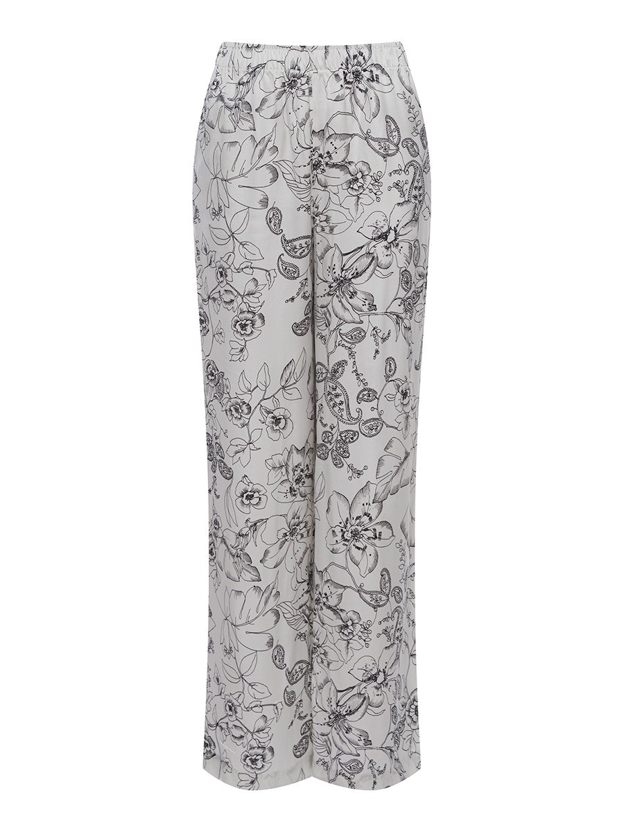 Костюм в пижамном стиле из вискозы - фото 110306