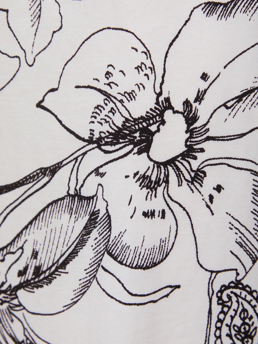 Костюм в пижамном стиле из вискозы - фото 110309