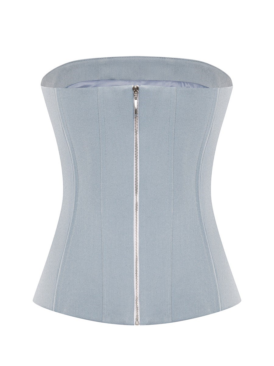 Корсет из костюмной ткани - фото 110383