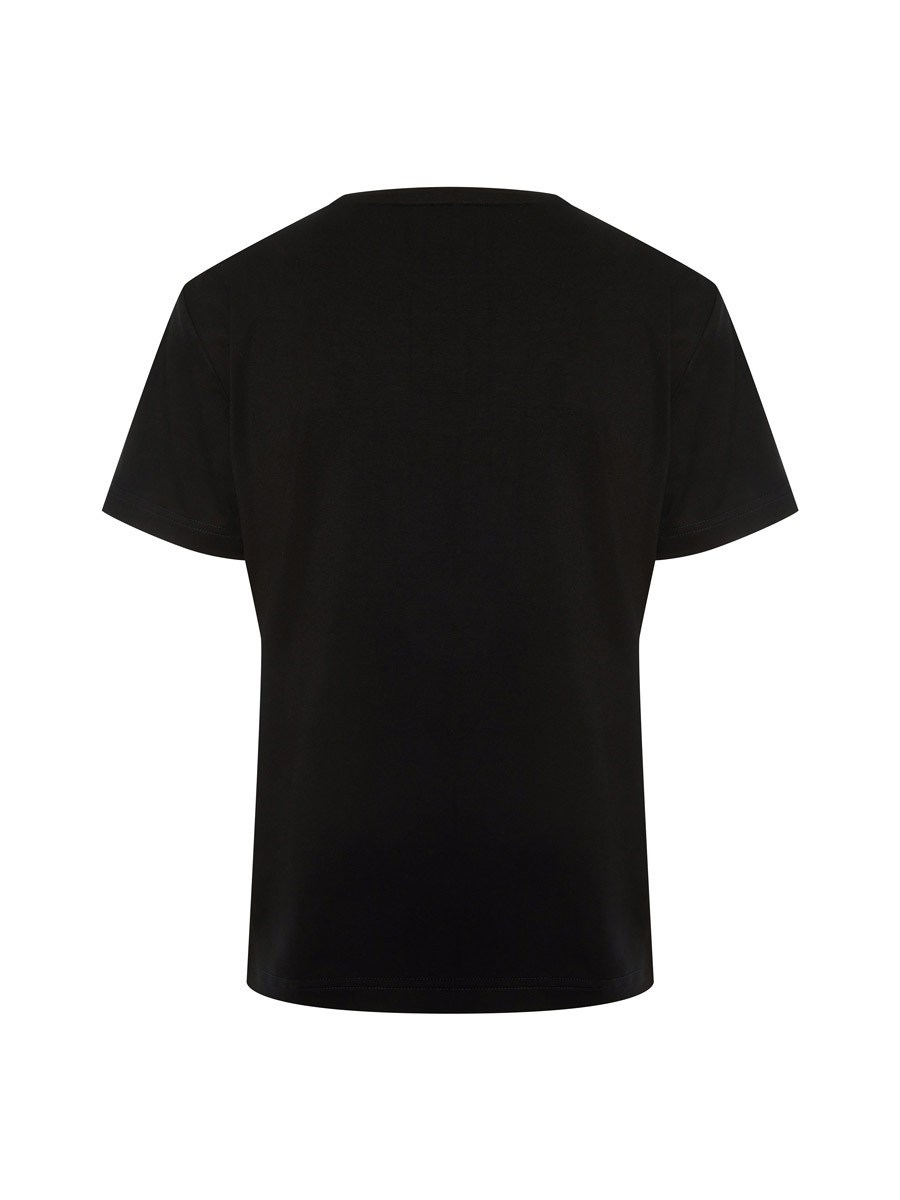 Базовая облегающая футболка из нежнейшей вискозы - фото 110434