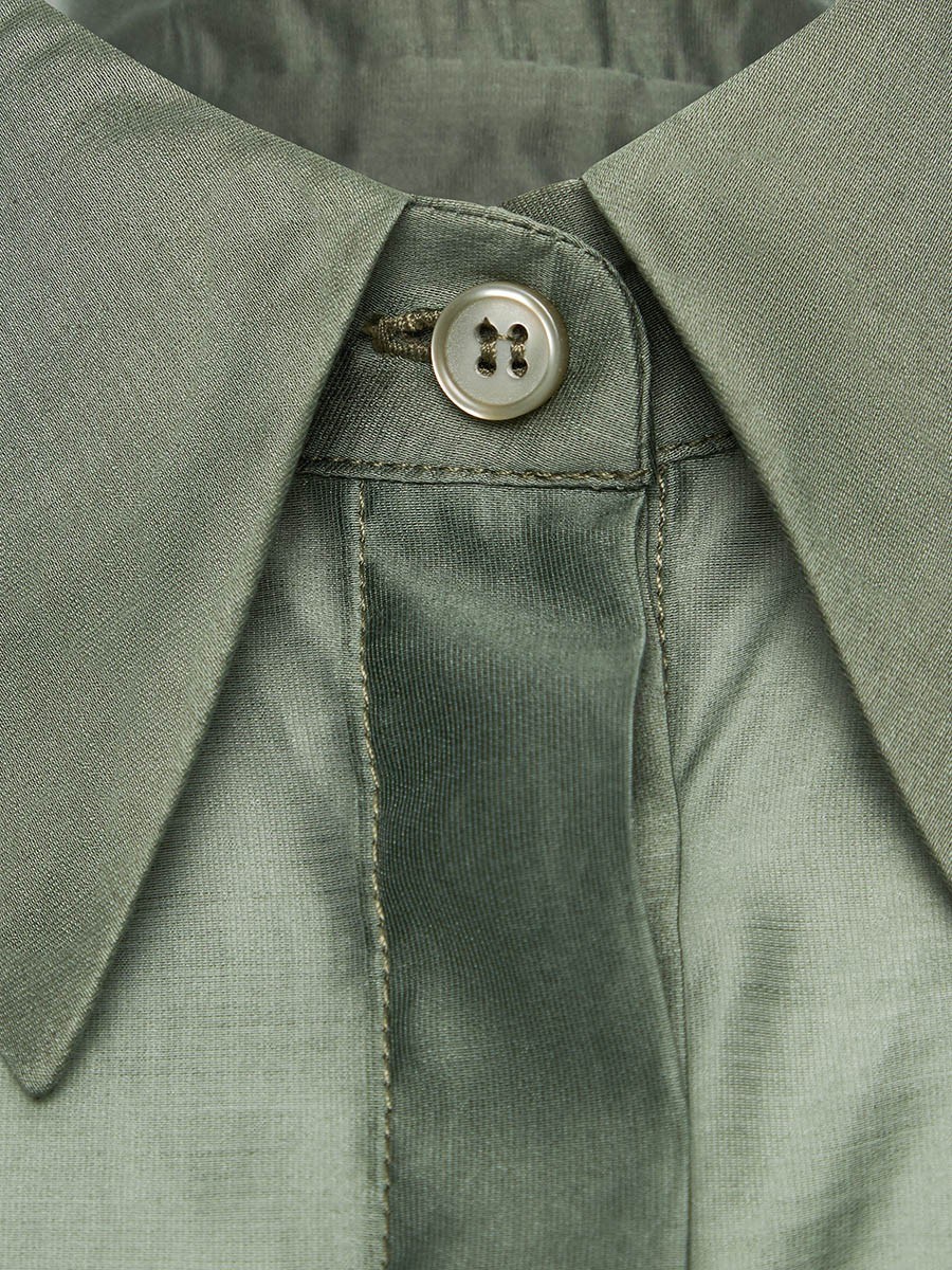 Рубашка полупрозрачная из хлопка с вискозой - фото 110450