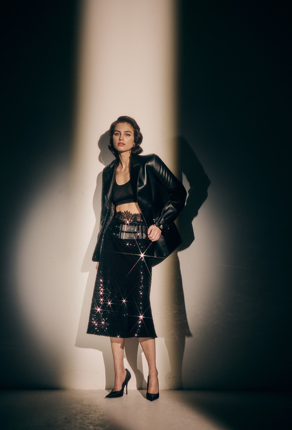 Жакет Из Кожи - фото 110651