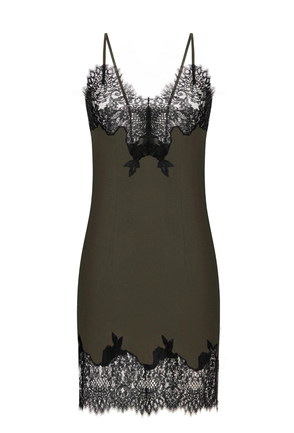 Платье-Комбинация Мини Из Крепа - фото 110705