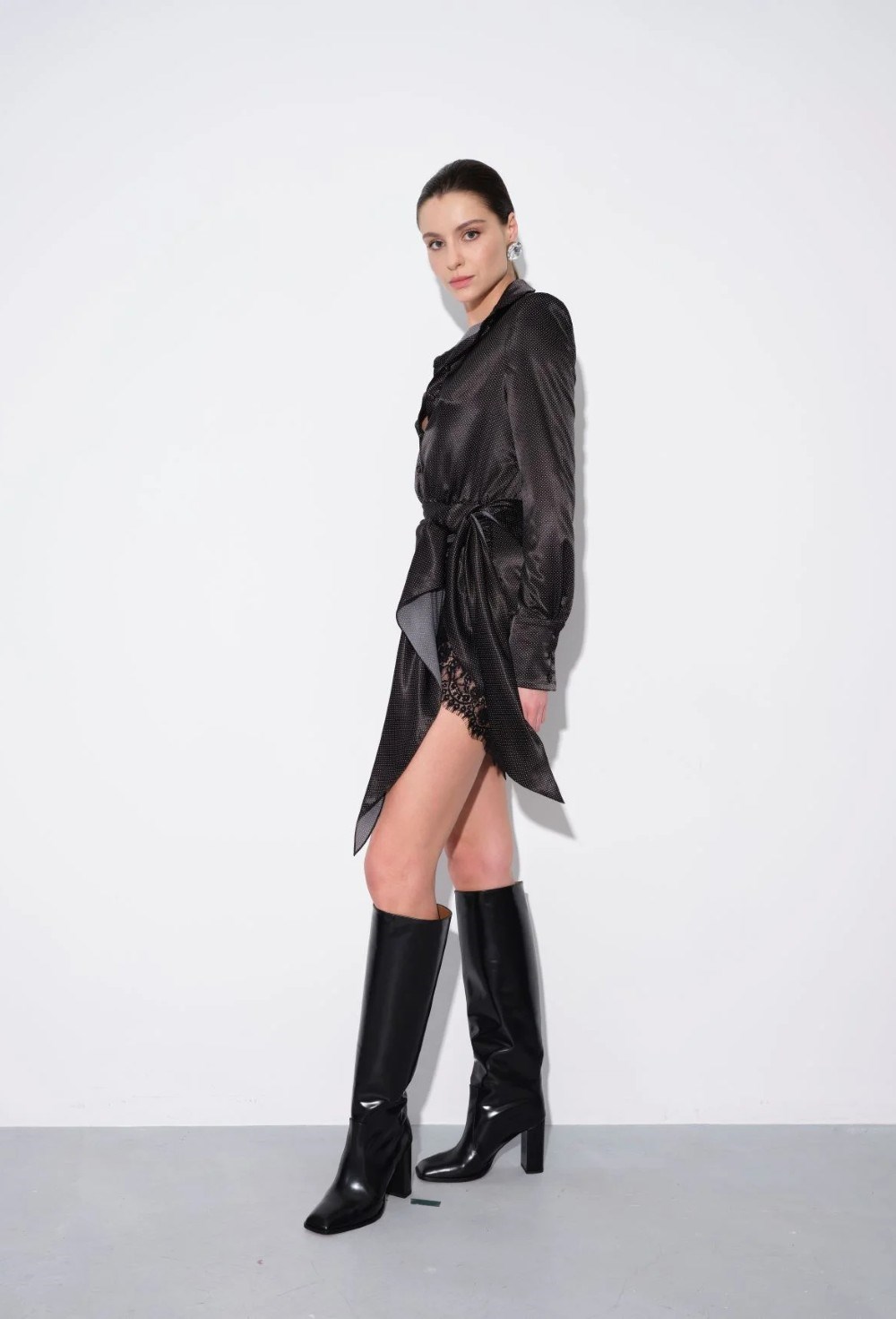 Платье-Мини На Запах - фото 110740