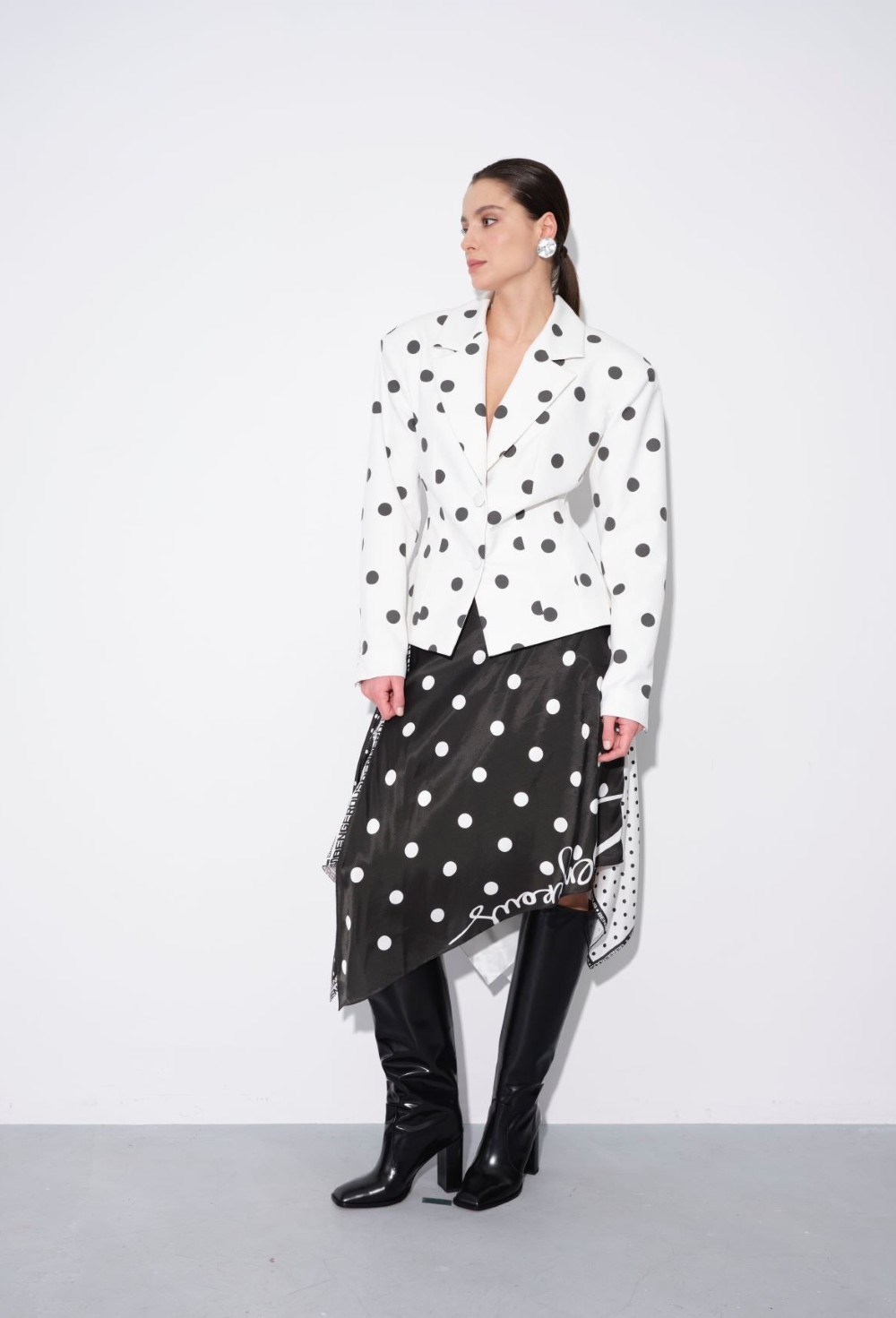 Асимметричная Юбка Миди - фото 110854