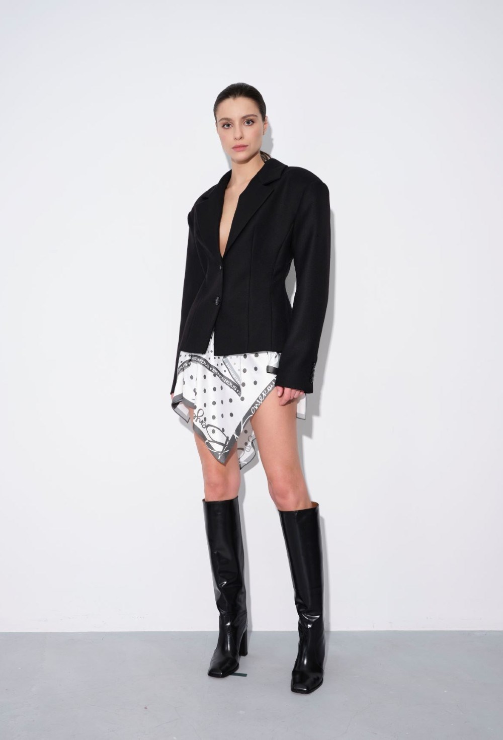 Юбка-Мини Асимметричная - фото 110857