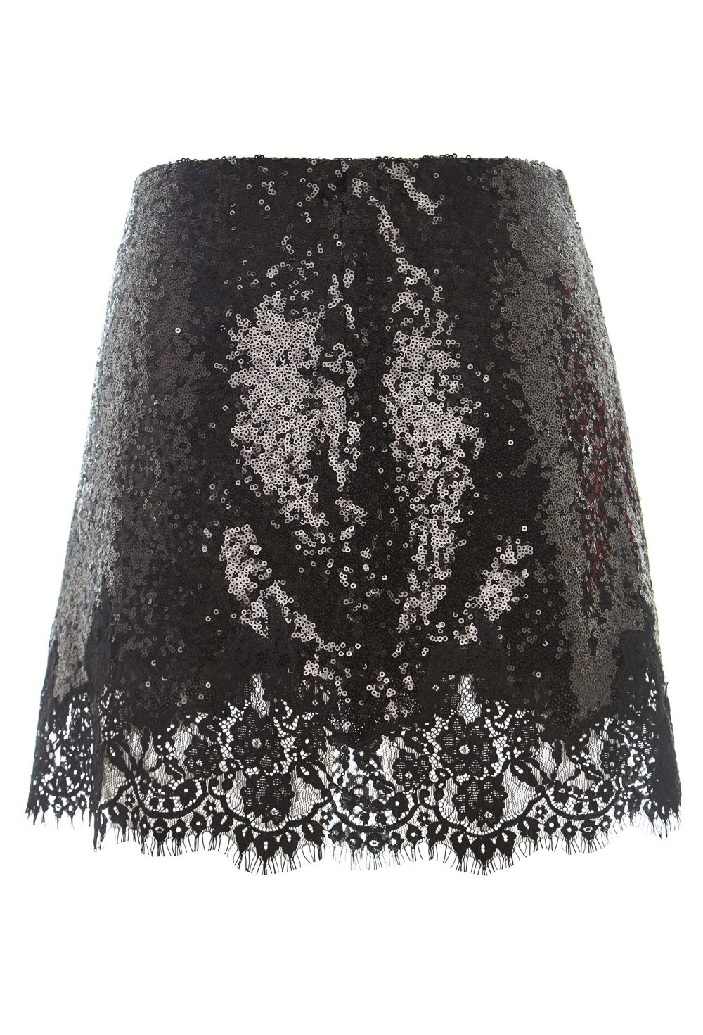 Юбка-Мини Из Пайеток - фото 110861