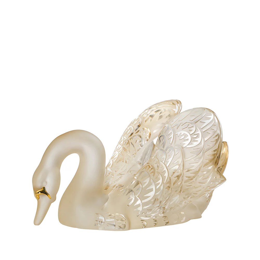 Скульптура Swan head down - фото 111197