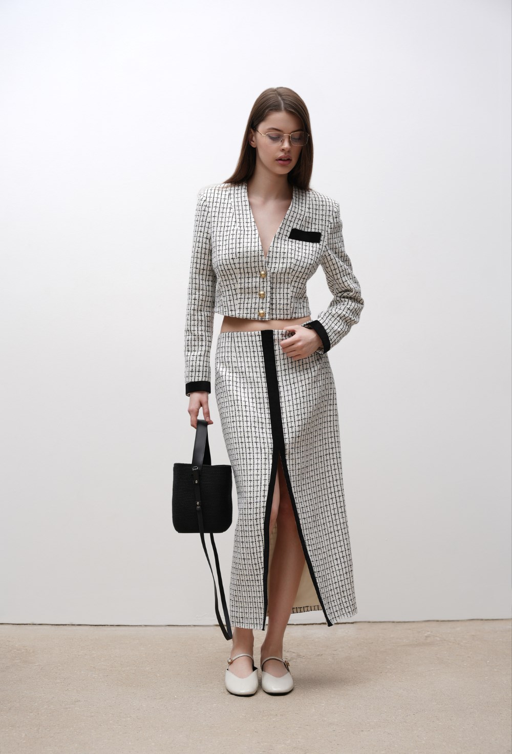 Твидовый жакет NICOLE - фото 111810