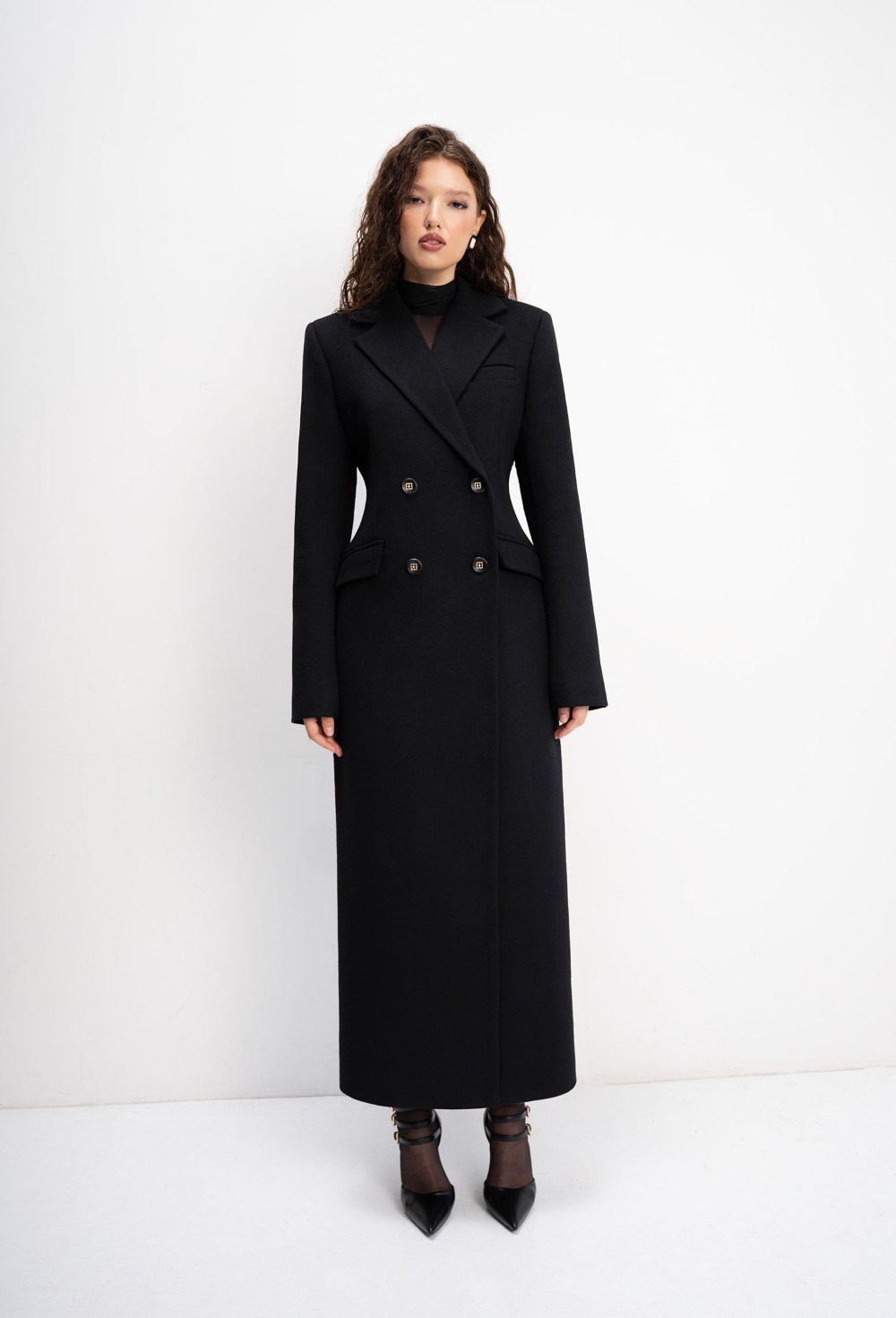 Пальто PIKA BLACK 135 СM - фото 112073