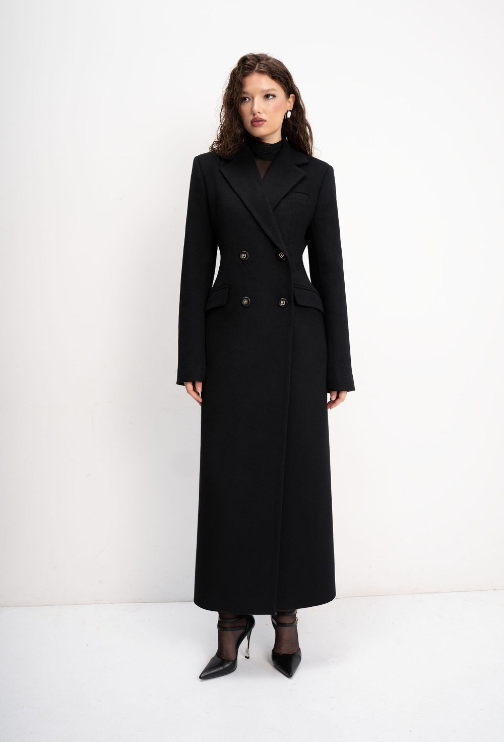 Пальто PIKA BLACK 135 СM - фото 112074