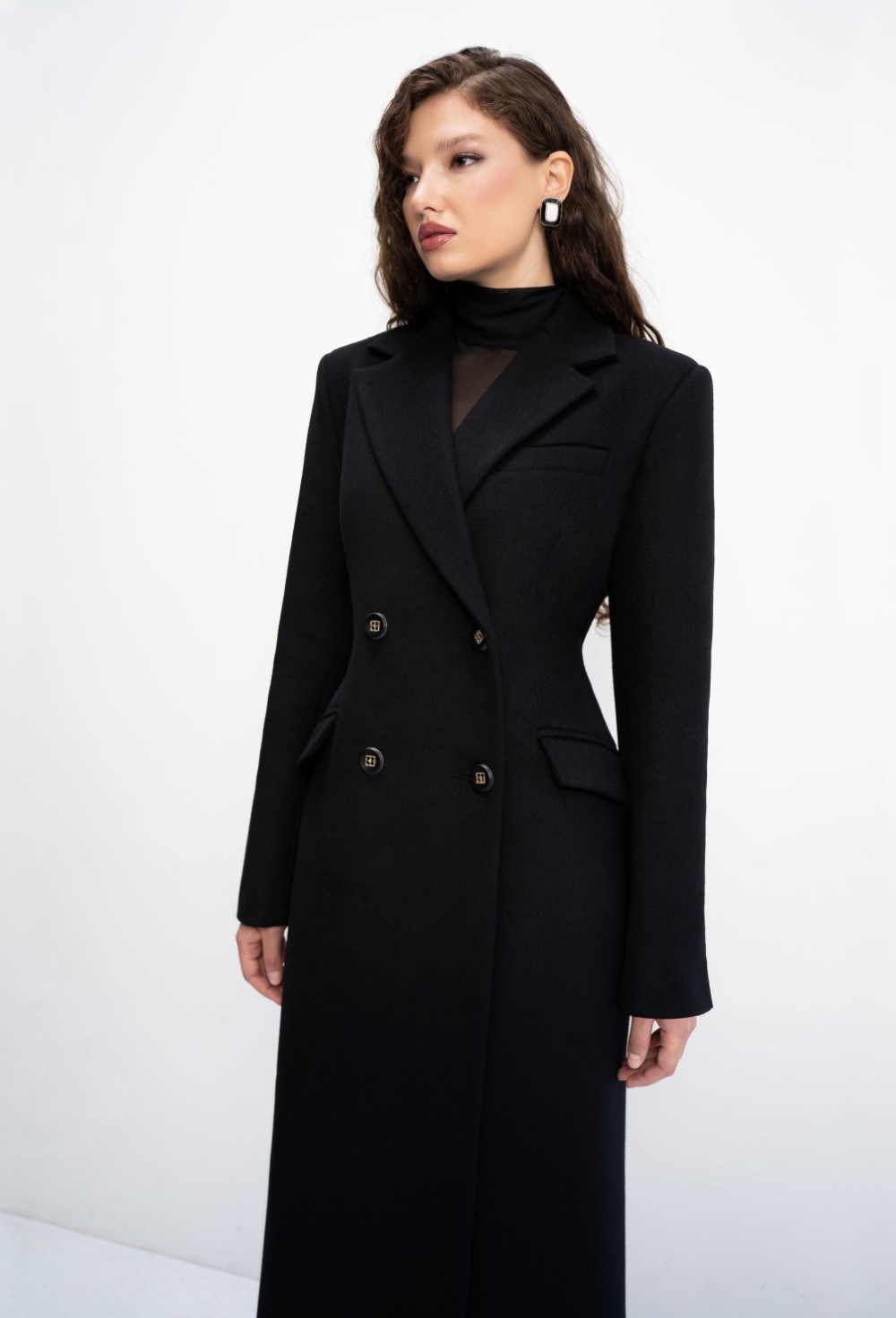 Пальто PIKA BLACK 135 СM - фото 112076