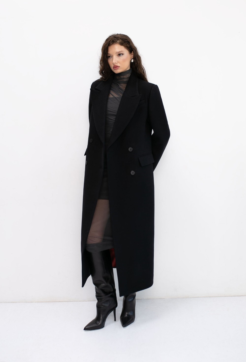 Пальто BLACKCOAT MIDI 125 СM - фото 112140