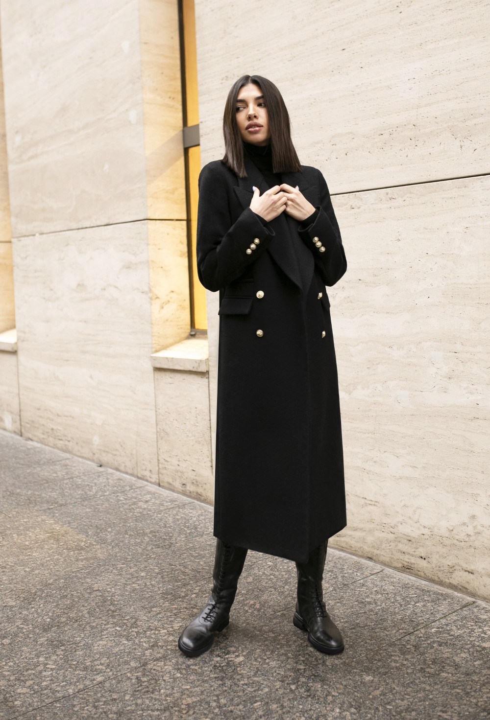 Пальто BLACK GOLD COAT - фото 112162