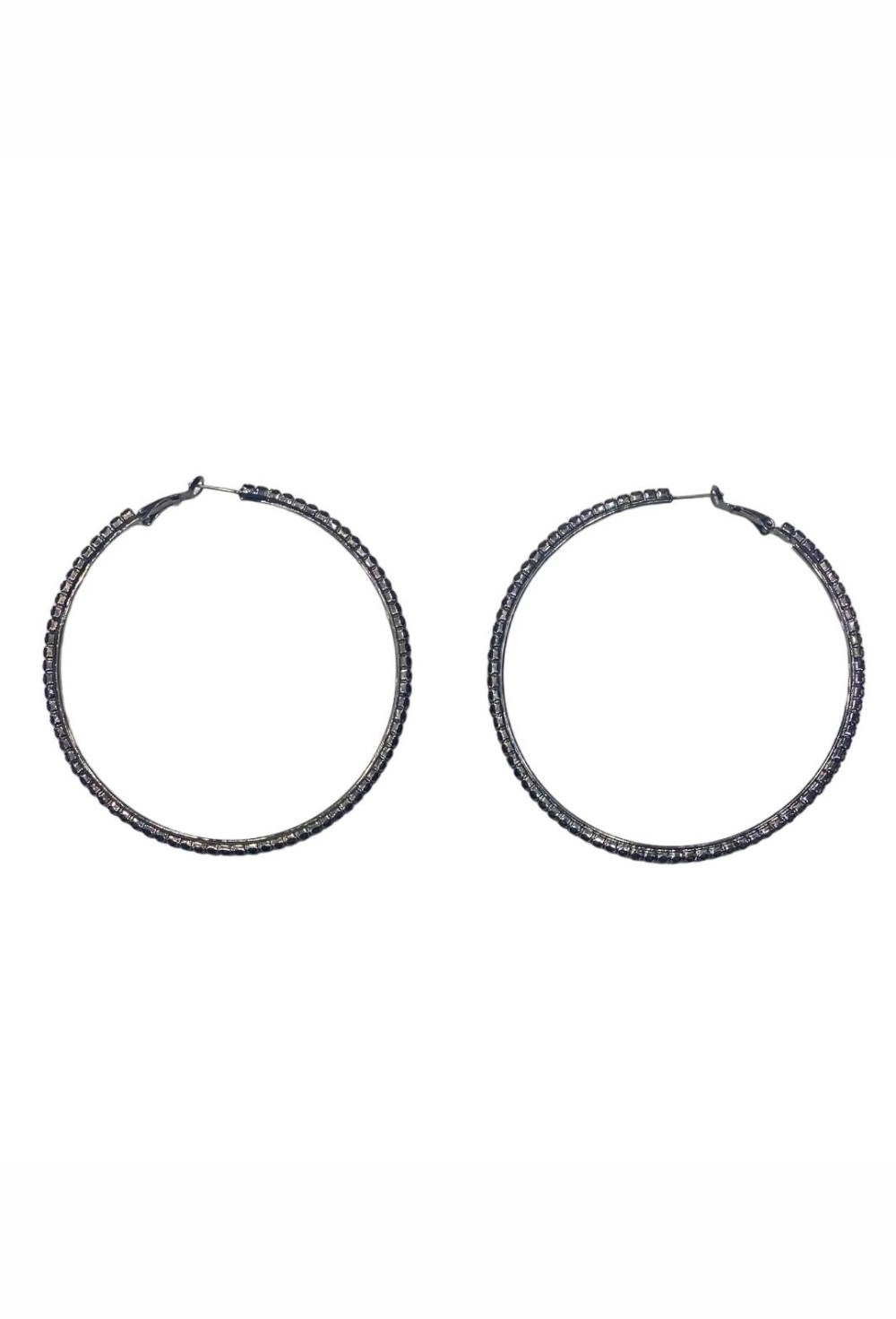 Серьги Black Circle - фото 113002