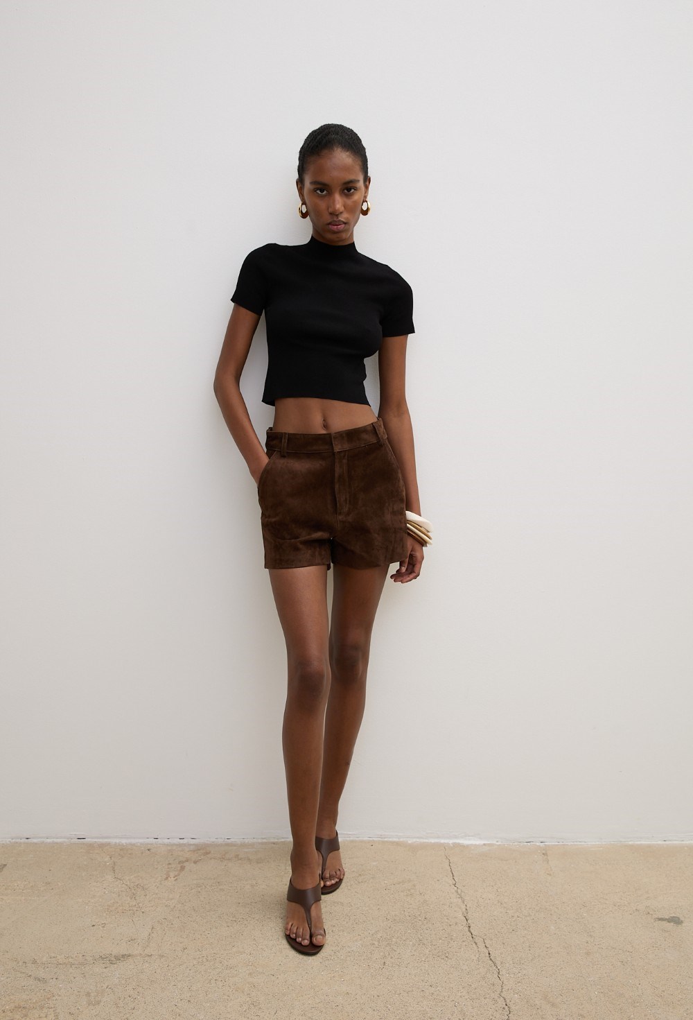 Топ с короткими рукавами Moco - фото 113418