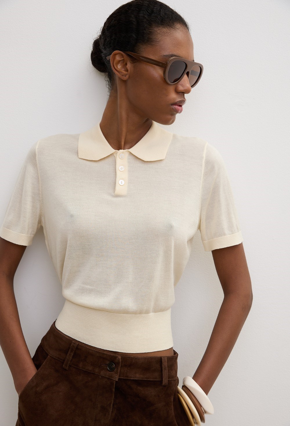 Поло butter - фото 113438