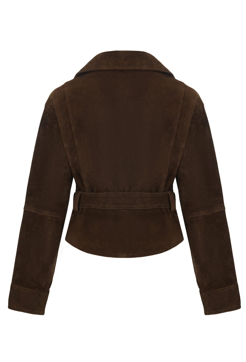 Замшевая куртка-халат - фото 113499