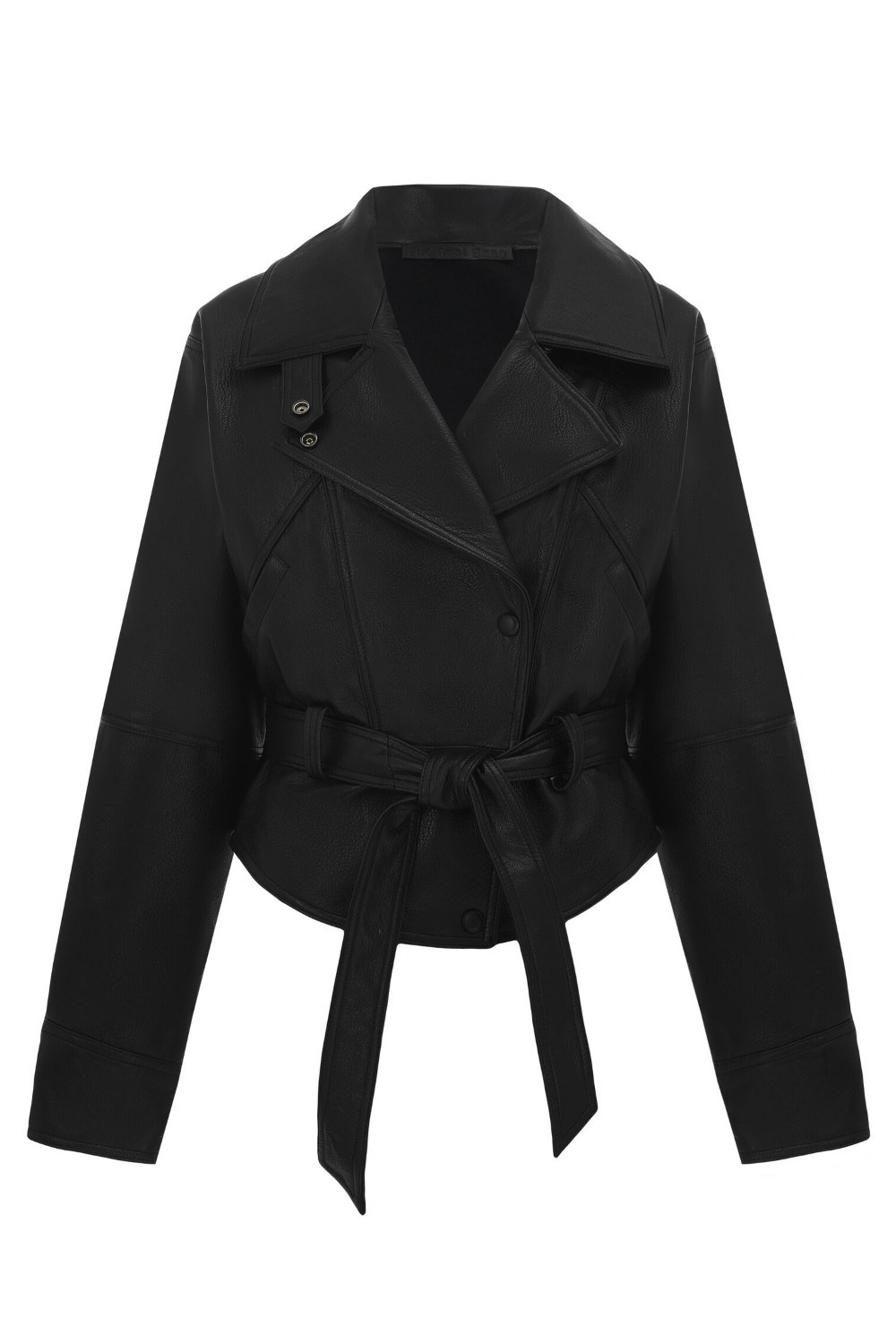 Кожаная куртка-обёртка - фото 113502