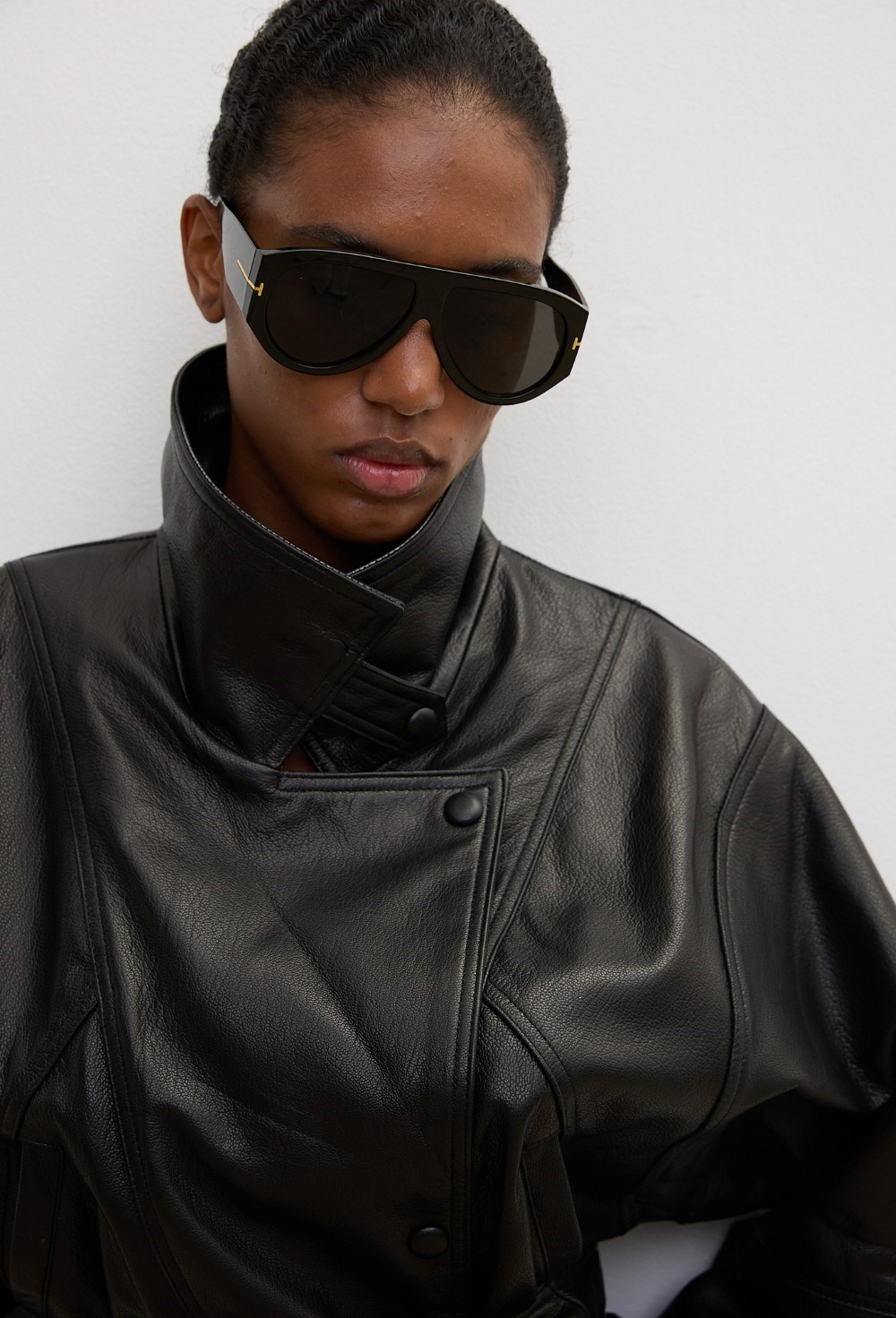 Кожаная куртка-обёртка - фото 113504