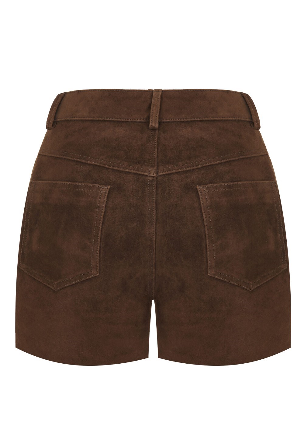 Замшевые шорты - фото 113549