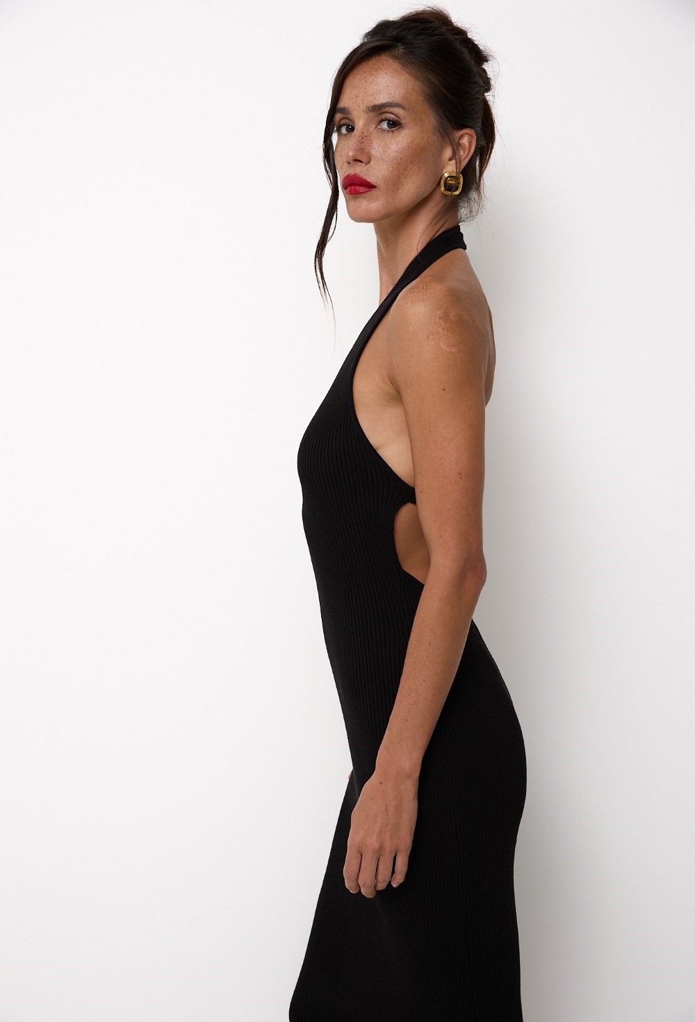 Платье вязаное длинное - фото 113580