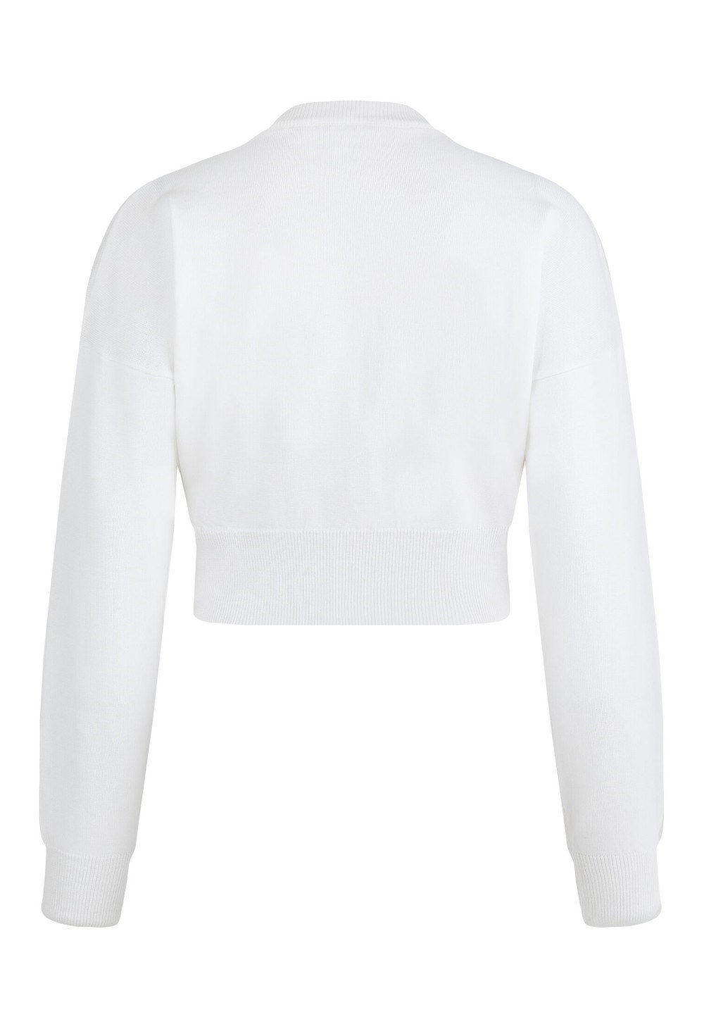 Укороченный вязаный кардиган - фото 113646