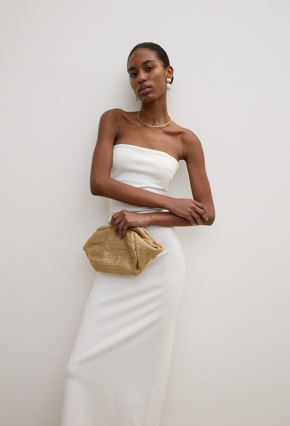 Длинное платье-бандо - фото 113743