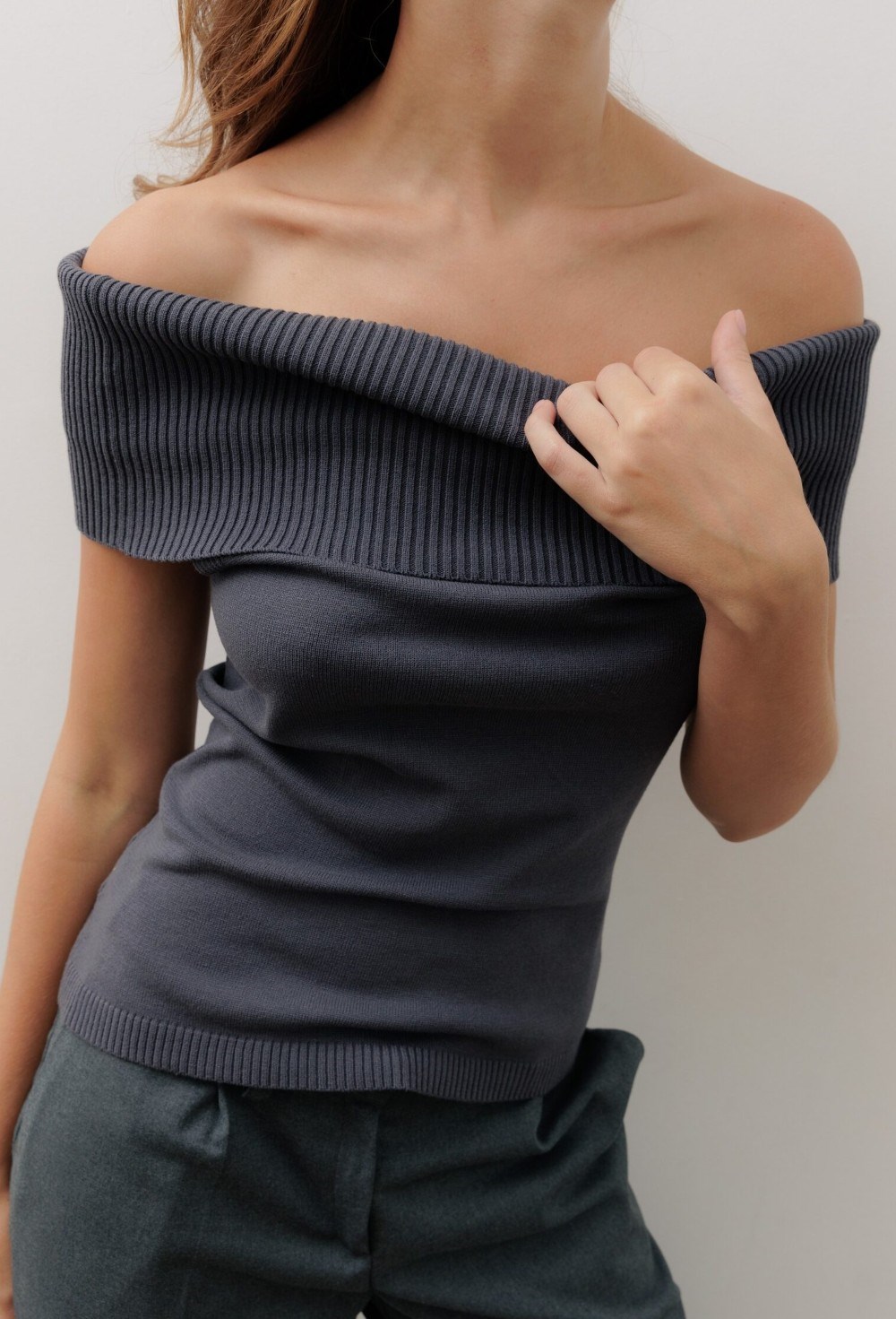 Топ с открытыми плечами - фото 113778